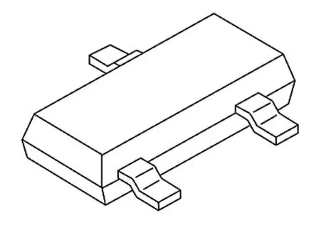 Produktfoto 1 von Nexperia Zenerdiode Einfach 1 Element/Chip, TO-236 3-Pin