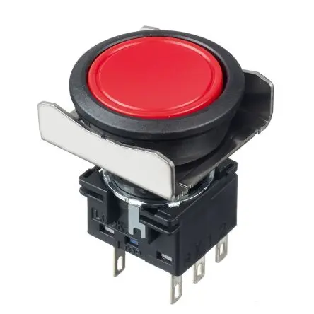 Produktfoto 1 von Idec LBW Druckschalter Tastend Panel / 18mA 250 V ac, IP40, IP67