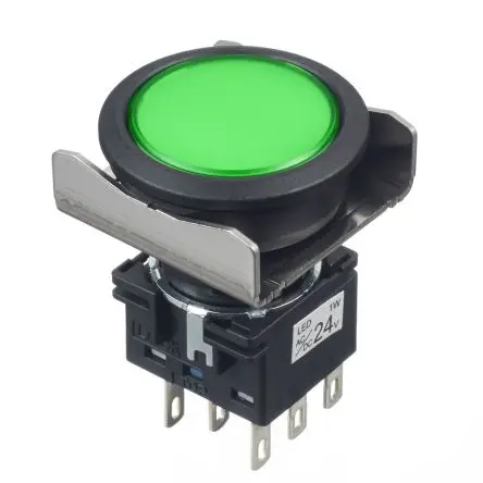 Produktfoto 1 von Idec LBW Druckschalter Beleuchtet Tastend Panel / 18mA 30 V dc 250 V ac, IP40, IP67