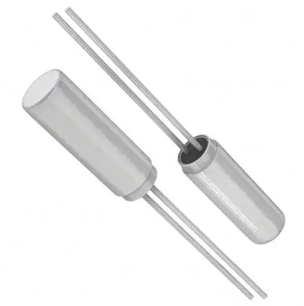Abracon 32.768 kHz Quarz, Durchsteckmontage, ±20 ppm, 12.5 pF, B. 2.1mm, H. 2.1 mm, L. 6.2 mm, 2-Pin