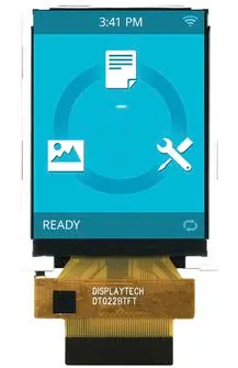 Produktfoto 1 von Displaytech Farb-LCD 55.88 mm RGB, Parallel, 240 x 320 pixel, 45 x 34 mm LED