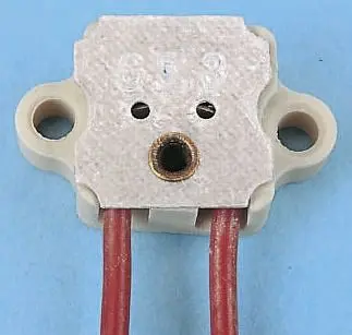 Produktfoto 1 von Orbitec Lampenhalter, G4 Schraubanschlussklemme, 2-Pin, Steatit, Halogen, Schraubbefestigung
