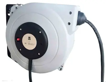 Produktfoto 1 von RS PRO Kabeltrommel, 11 m 230V ac Aufrollautomatik