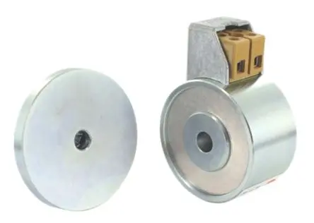Produktfoto 1 von Mecalectro Scheibe Magnet, Gewindebohrung, Ø 48 mm x 48 mm x 44 mm, Zugkraft 50 daN