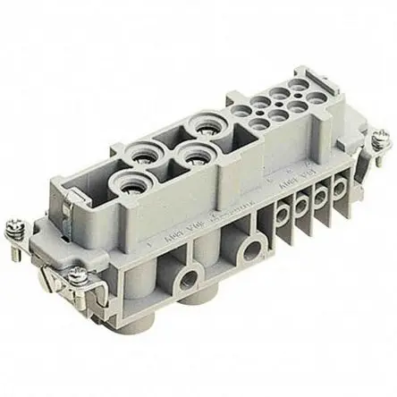 Produktfoto 1 von HARTING Han-Com Industrie-Steckverbinder Kontakteinsatz Buchse, 12-polig 80A, Kabel, Steckverbindereinsatz