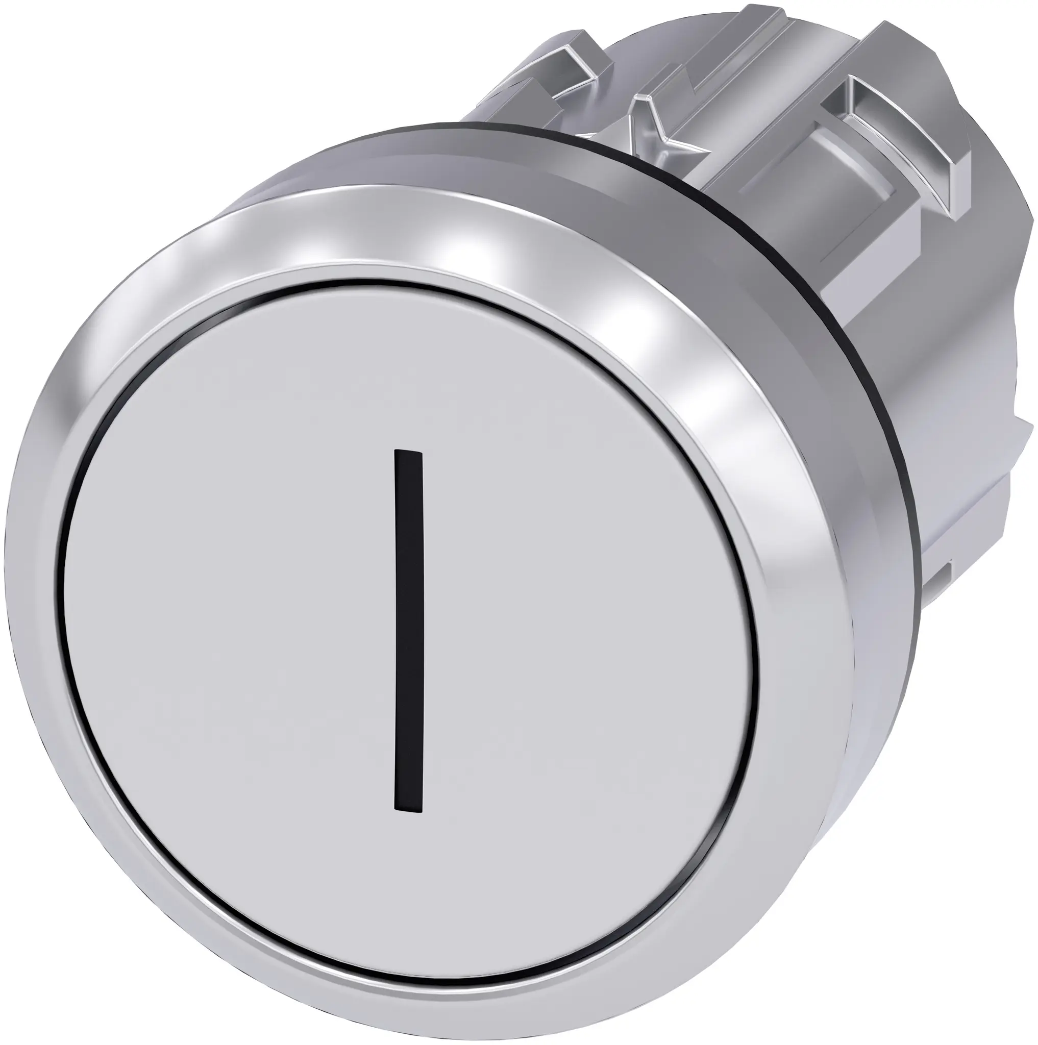 Produktfoto 1 von Siemens SIRIUS ACT Druckschalter Ø 22 mm, Weiß Tastend Rund Rund Kunststoff, IP66