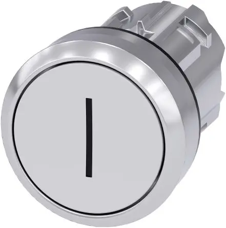 Produktfoto 1 von Siemens SIRIUS ACT 3SU10 Drucktaster Ø 22mm, Weiß Tastend Rund Kunststoff, IP66
