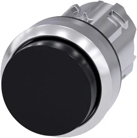 Produktfoto 1 von Siemens SIRIUS ACT Druckschalter Ø 22 mm, Schwarz Tastend Rund Rund Kunststoff, IP66