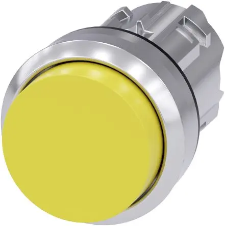 Produktfoto 1 von Siemens SIRIUS ACT Druckschalter Ø 22 mm, Gelb Tastend Rund Rund Kunststoff, IP66