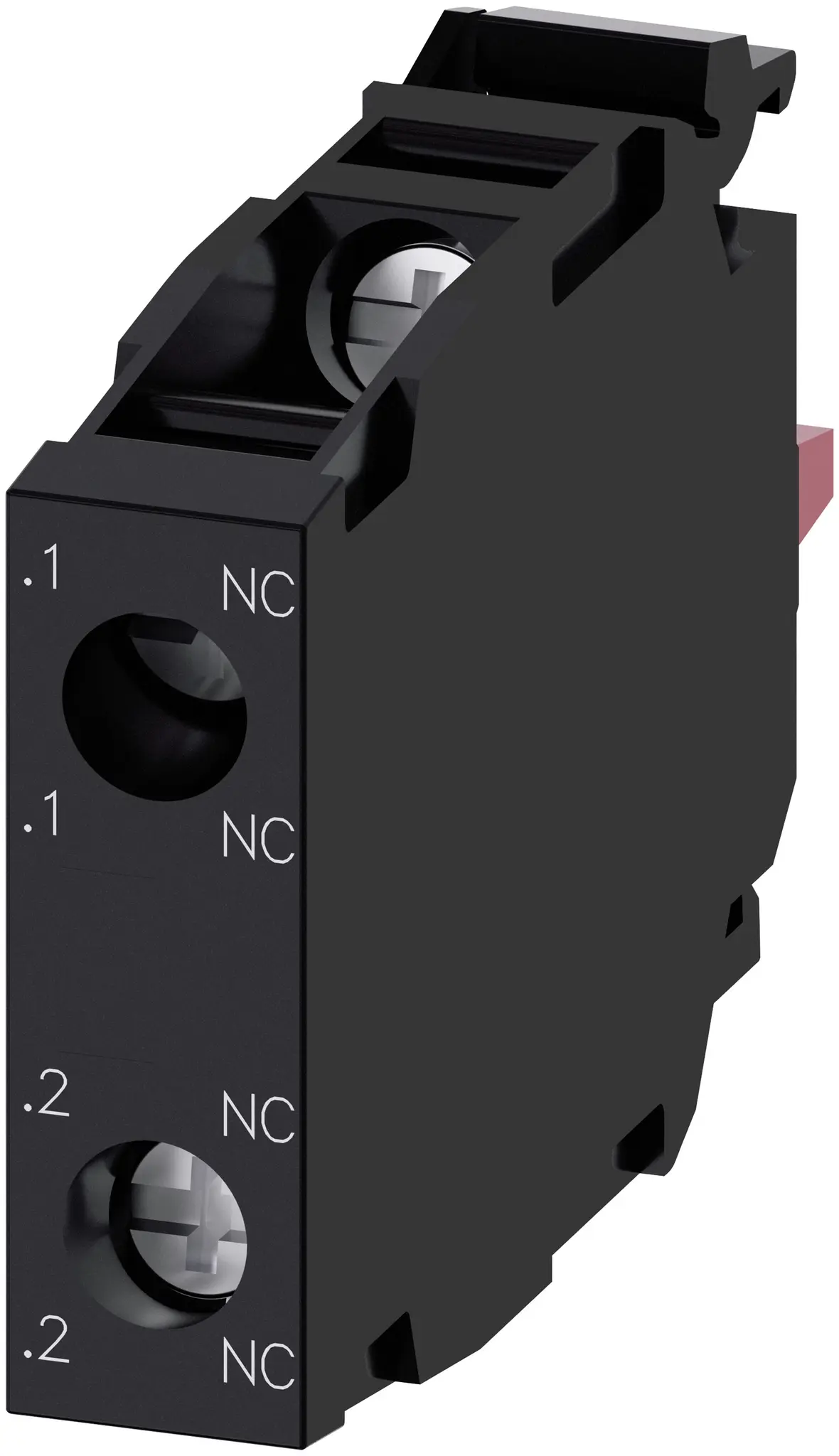 Produktfoto 1 von Siemens SIRIUS ACT 3SU14 Kontaktblock 2 Öffner 500V ac/dc Schraubanschluss