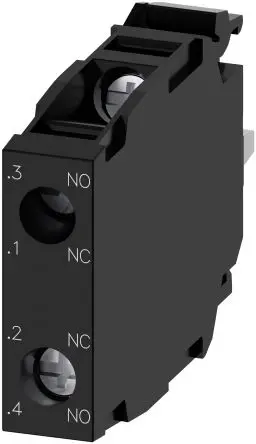 Produktfoto 1 von Siemens SIRIUS ACT 3SU14 Kontakt- und Leuchtblock 1 Schließer/1 Öffner 500V ac/dc Schraube