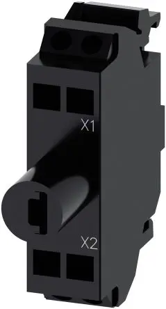 Siemens SIRIUS ACT 3SU14 Lichtblock Anzeigenblock LED Gelb beleuchtet 24V ac/dc Federbelastet
