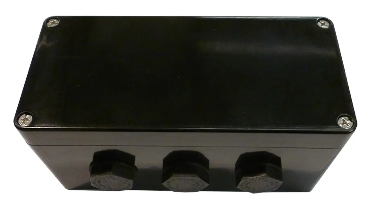 CE-TEK CEP-PA GF Polyester Abzweigdose Schwarz IP66 Ex e, ATEX, Ex tb Breite 75 mm Höhe 160 mm Länge 75 mm
