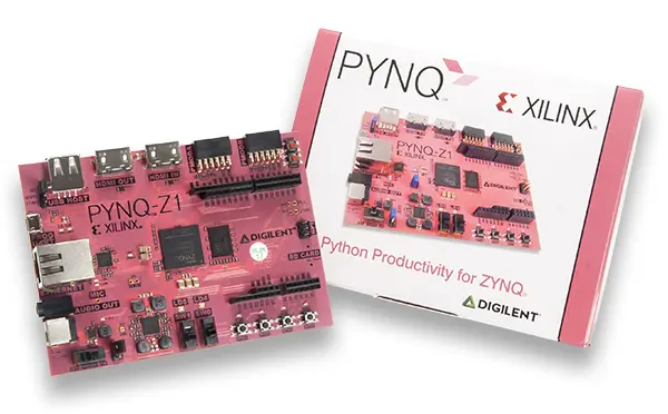Produktfoto 1 von Digilent PYNQ-Z1: Python Productivity für Zynq-7000 ARM/FPGA SoC, Entwicklungsboard für Zynq-7000 Arm, Zynq-7000 FPGA