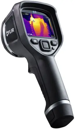 Produktfoto 1 von FLIR E8-XT FLIR E8-XT Wärmebildkamera mit WLAN WLAN, USB Hand-Fokus 320 x 240 Pixel, 550 °C / 50mK, ISO-kalibriert