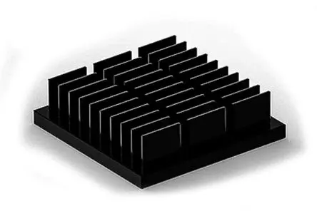 Produktfoto 1 von SPREADFAST SFH Kühlkörper für Universelle quadratische Alu, 25 mm x 25mm x 7 mm