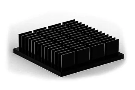 Produktfoto 1 von SPREADFAST SFH Kühlkörper für Universelle quadratische Alu, 35 mm x 35mm x 9 mm