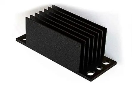 Produktfoto 1 von SPREADFAST HS Kühlkörper für 1/8 Brick DC/DC-Wandler, 58.4 mm x 22.9mm x 19.7 mm