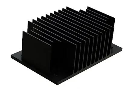 Produktfoto 1 von SPREADFAST HS Kühlkörper für DC/DC-Wandler mit 1/4 Brick, 58 mm x 37mm x 20 mm