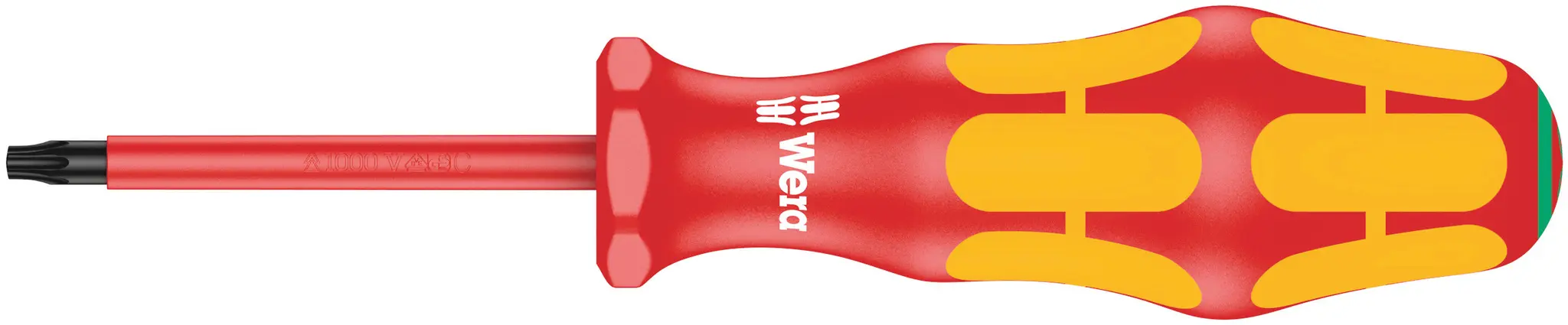 Produktfoto 1 von Wera VDE 1000V zugelassen T20 Isoliert, 178 mm / Klinge 80 mm