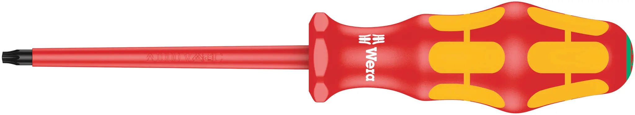 Produktfoto 1 von Wera VDE 1000V zugelassen T25 Isoliert, 205 mm / Klinge 100 mm