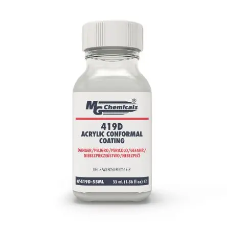 Produktfoto 1 von MG Chemicals Acrylat, Leiterplatte Konforme Beschichtung Klar, Flasche -65 °C 55 ml 125 °C