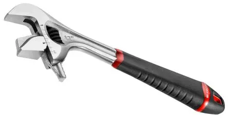 Produktfoto 1 von Facom Schraubenschlüssel Rollgabelschlüssel, Metall Griff, Backenweite 33 mm, / Länge 201mm