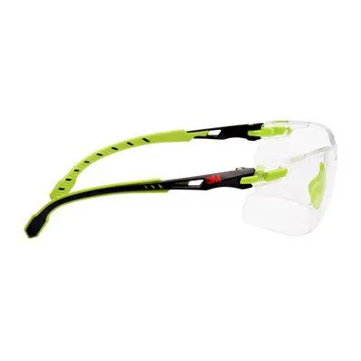 Produktfoto 1 von 3M Solus 1000 Sicherheitsbrille Linse Klar Kratzfest, beschlagfrei Schwarz, Grün, Blau Polycarbonat