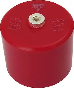 Produktfoto 1 von Vishay 715C10DK SLCC Keramikkondensator, 20 nF, 3.5kV dc, Y5U, Schraubanschlussklemme, -20 to 80 % 85 °C Scheibe