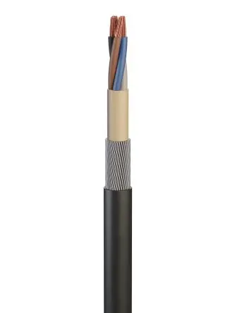 Produktfoto 1 von RS PRO Netzkabel, 5-adrig /Ø 21.6 mm Außen-ø , 100 m 90 °C, 600V, Vernetztes Polyethylen