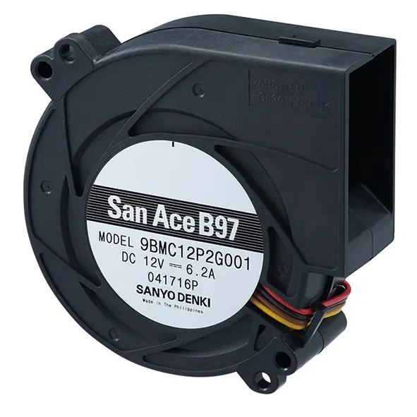 Produktfoto 1 von Sanyo Denki San Ace B97 Radialgebläse, 24 V dc, DC, 65.3cfm, 69dB(A), 97 x 97 x 33mm, 8200U/min