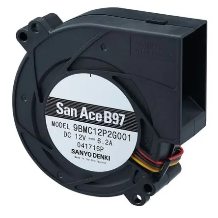 Produktfoto 1 von Sanyo Denki San Ace B97 Zentrifugallüfter, Lüfter, 24V dc, DC, 65.3 cfm 97 mm, 69 dBA 97mm, 8200 U/min 33 mm