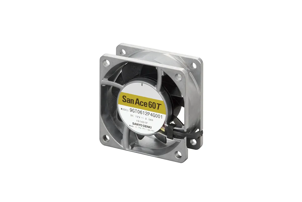 Produktfoto 1 von Sanyo Denki 9GT DC-Axiallüfter, 24 V dc / 6.72W, 60 x 60 x 25mm