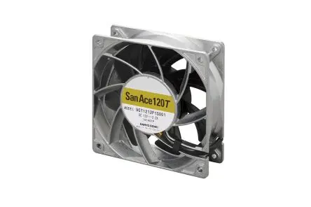 Produktfoto 1 von Sanyo Denki 9GT Axiallüfter, Kugel, 24V dc / 26.4 W 1.1 A, 2900 U/min, 6 m³/min 120 mm 120mm 38 mm