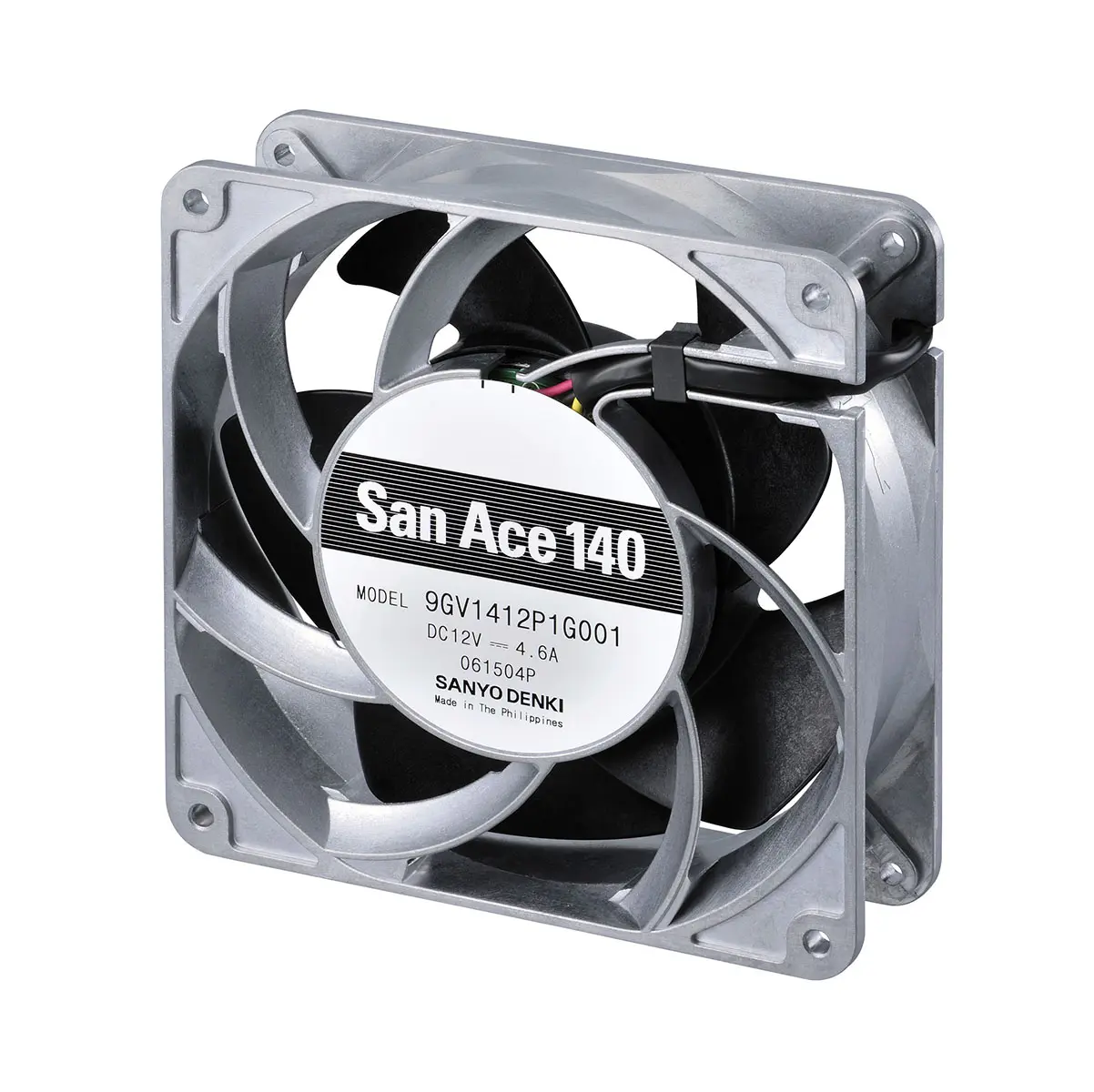 Produktfoto 1 von Sanyo Denki 9GV DC-Axiallüfter, 24 V dc / 55.2W, 140 x 140 x 38mm