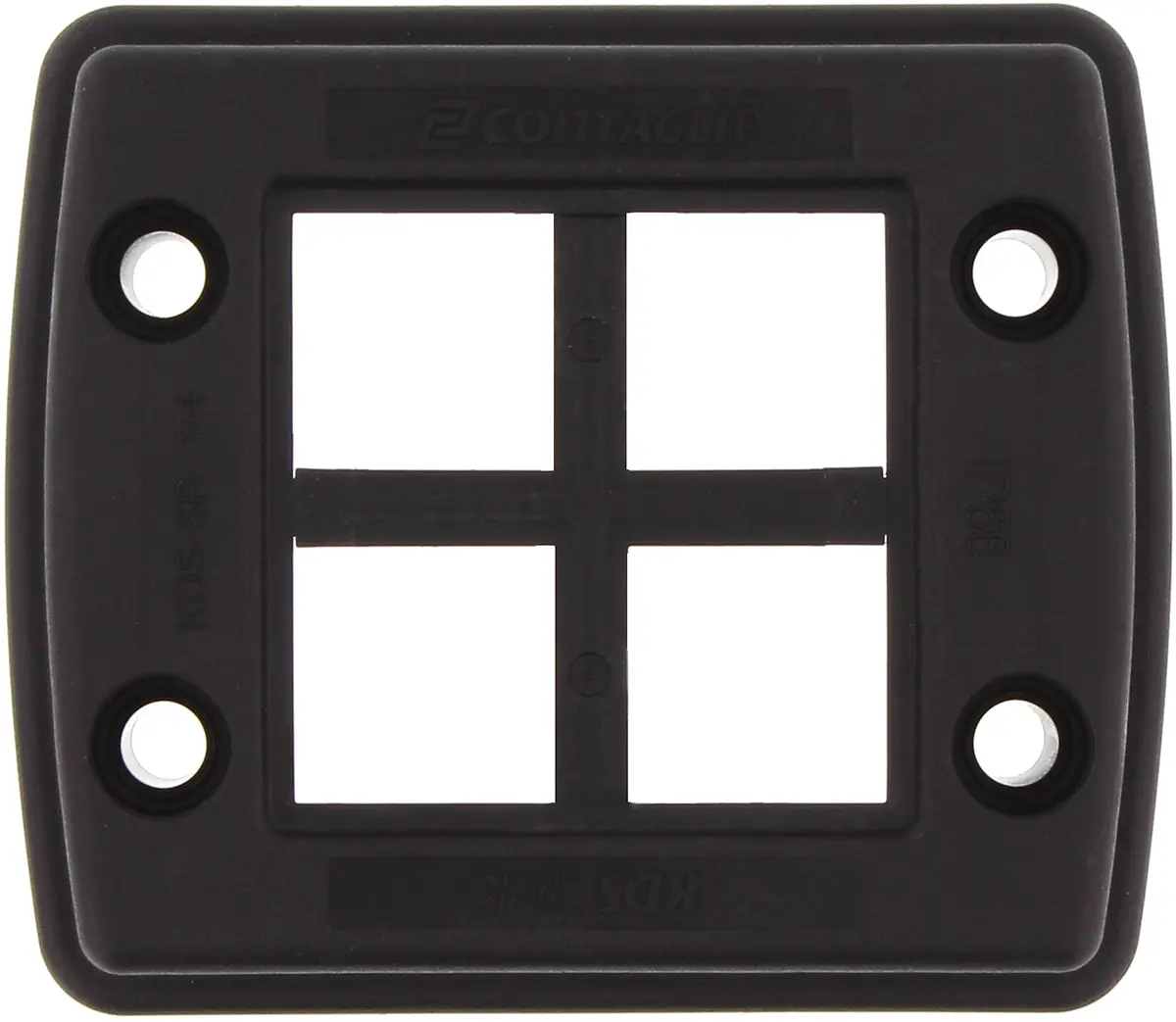 Produktfoto 1 von RS PRO Black RAL 9005 2 Kabelverschraubungssatz