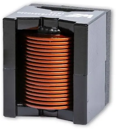 Wurth Elektronik WE-HCFT Induktivität bedrahtet, Mangan Zink Ferrit-Kern, 22 μH, 23.2 A, Durchsteckmontage / R-DC 8.8