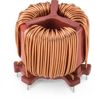 Wurth Elektronik WE-TPB 18 A Gleichtaktdrossel, 1.1 mH 7 mΩ 500 V ac / 10 kHz, 125 °C, -40 °C Durchsteckmontage