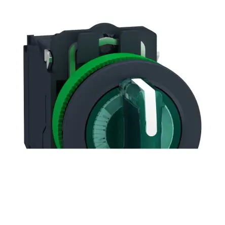 Produktfoto 1 von Schneider Electric XB5 Wahlschalter 3-Stufen komplette Einheit, beleuchtet, 600V / 6A IP 67, 1-poliger Umschalter