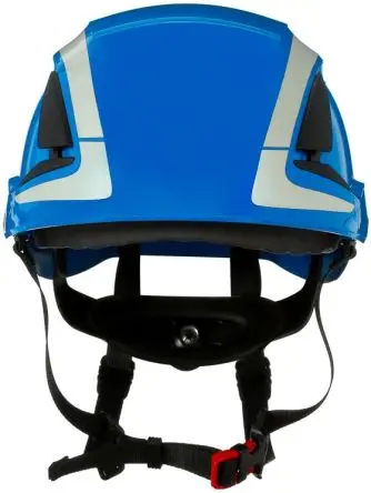 Produktfoto 1 von 3M X5000 Sicherheitshelm Belüftet Kinnriemen inkl. Verstellbar ABS Blau