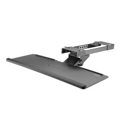 Produktfoto 1 von StarTech.com Tastaturschublade, Schwarz, 215 mm x 670mm x 782 mm Integrierte Handgelenkstütze