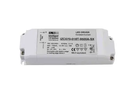 Produktfoto 1 von Intelligent LED Solutions LED-Treiber, 18 W 220V, 240 V LED-Treiber 700mA, Ausgang 13V, 26 V