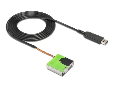 Produktfoto 1 von Sensirion SPS30 SPS30 Sensor- und USB-Adapterkabel, Evaluierungsplatine Entwicklungstool Sensor, Partikelsensor