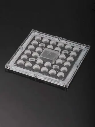 Ledil STRADELLA LED Linse 1-LEDs Rund aus Polymethylmethacrylat Weitwinkel, Klar 90 °, Ø 100 mm x 9.49 mm
