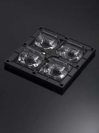 Produktfoto 1 von Ledil Strada LED Linse 4-LEDs aus Polyamid 66 Mittlerer Winkel, Schwarz x 14.83 mm