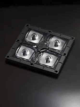Produktfoto 1 von Ledil Strada LED Linse 4-LEDs aus Silikon Vierkant, Klar x 13.13 mm, für Parkraumbeleuchtung
