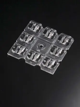 Produktfoto 1 von Ledil STRADELLA LED Linse 8-LEDs Rund aus Polymethylmethacrylat Asymmetrisch, Klar x 5.4 mm