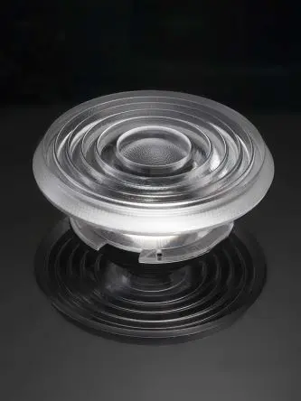 Produktfoto 1 von Ledil MOLLY LED Linse 1-LEDs Rund aus Polymethylmethacrylat Punkt, Klar 25 °, Ø 69.8 mm x 24.8 mm, für Architektur- und