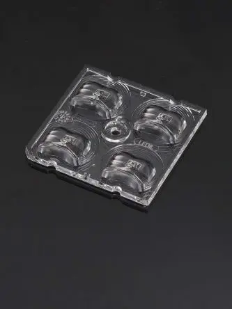 Produktfoto 1 von Ledil Strada LED Linse 4-LEDs aus Polymethylmethacrylat Typ II/III (langer) Strahl, Klar x 6.35 mm