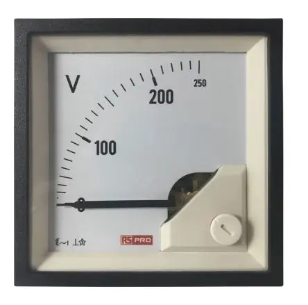 Produktfoto 1 von RS PRO Analoges Voltmeter AC, 68 mm, 68 mm, 66 mm